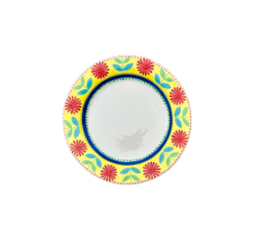 Crest View Hills Floral Charger Plate