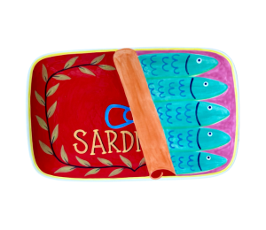 Crest View Hills Sardines Dinner Plate