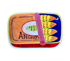 Crest View Hills Anchovies App Plate