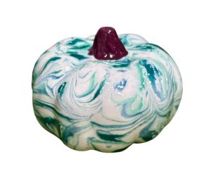 Crest View Hills Teal Shaving Cream Pumpkin