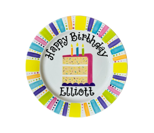 Crest View Hills Birthday Cake Plate