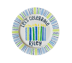 Crest View Hills Let's Celebrate Plate