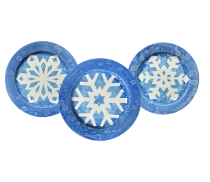 Crest View Hills Paper Snowflake Plate